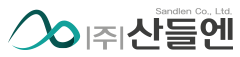 (주)산들엔 로고